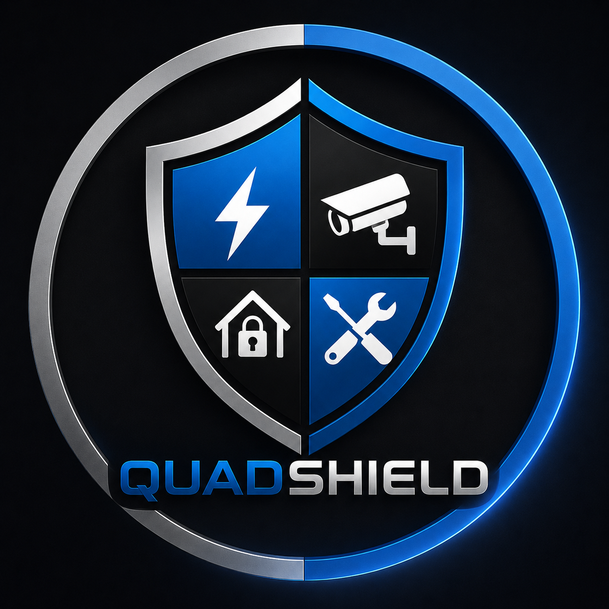QuadShield pajzslogó